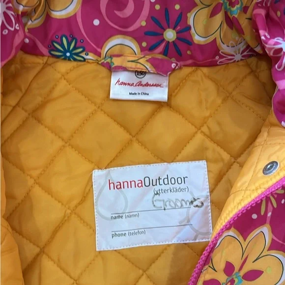 Hanna Anderson Ski Set Size 150